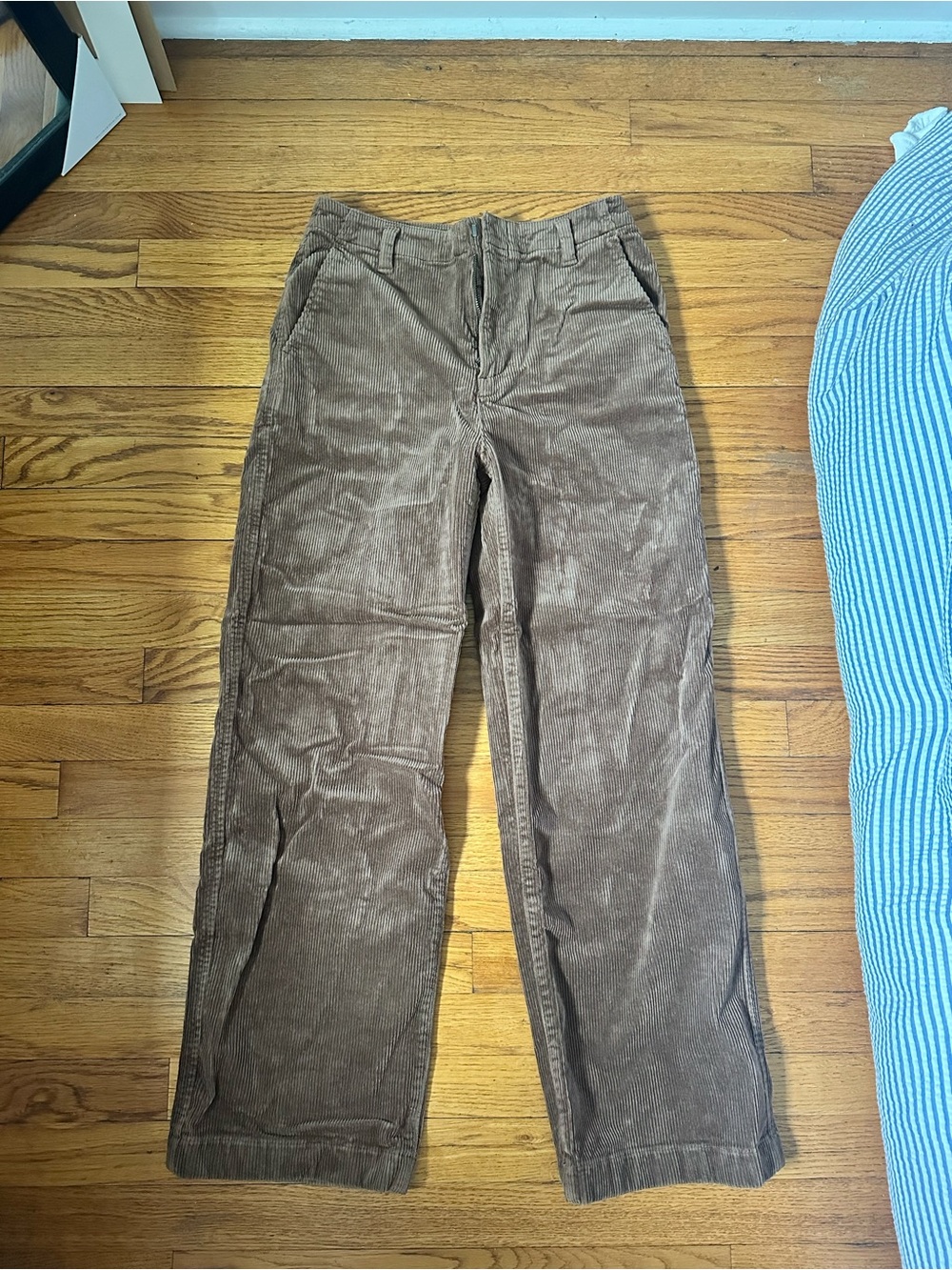 NWOT gap Brown Corduroy Wide-Leg Pants - Picture 4 of 5